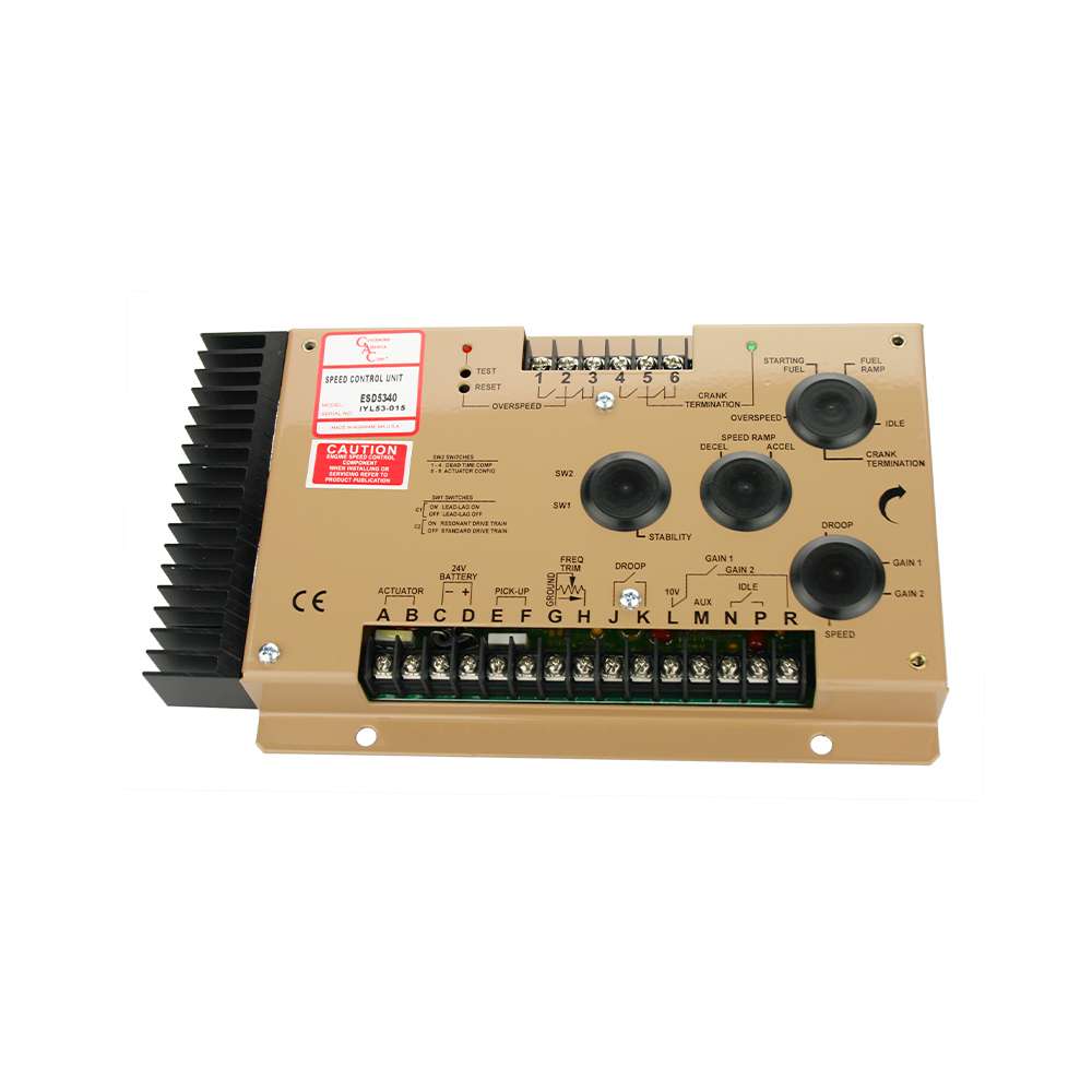 GAC ESD5340 Isochronous, Variable Speed, Droop Governing for Heavy Duty Actuators